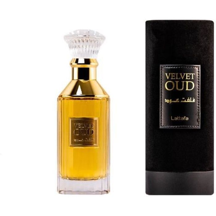 Eau de Parfum - Lattafa - Velvet Oud - 100ml - Mixte - Oriental - Ambré