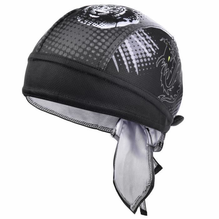 ITODA Bandana de V/élo Sports Cyclisme de Plein air en Coton Bonnet Sport Foulard Casquette Respirant avec Ruban Protection T/ête Coupe-Vent UV S/échage Rapide pour Adultes Hommes Femmes