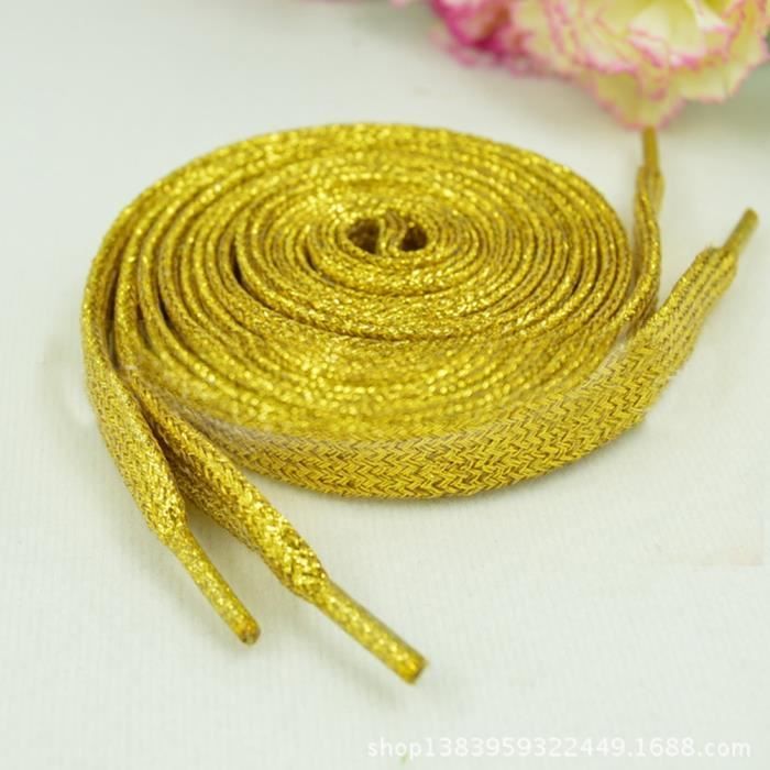 Lacets dorés clearance