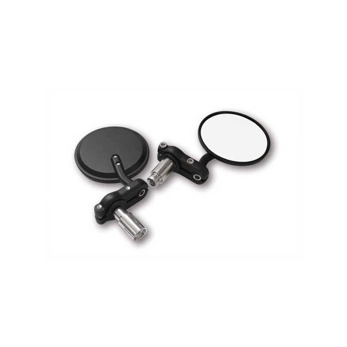 Paire De Rétroviseurs Pour Guidon Vélo – Réglage 360°, Réflecteur De Lumière, Compatible VTT, Route, E-bike, Diamètre 22,2 Mm