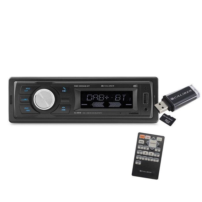 Autoradio Caliber RMD033DAB-BT 4x55 watts - DAB+ - Bluetooth 5.1 - USB ...