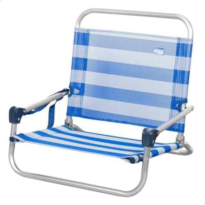 Chaise de Plage - COLOR BABY - Multicolore - Aluminium - Pliable - 1 place
