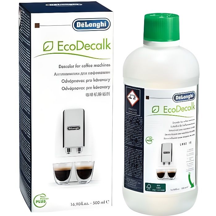 DeLonghi Detartrant EcoDecalk Mini Lot de 3 pièces de détartrant pour  machine à café, total 6 sachets de 100ml - Cdiscount Electroménager