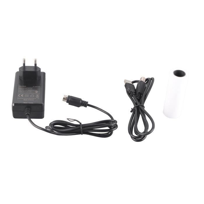 XUJIAN Serveur D'Impression WiFi Bluetooth Ethernet - Transformez Votre Imprimante USB En Imprimante Sans Fil (Prise UE)