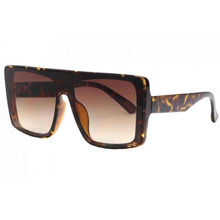 Grosses lunettes de soleil Tendance et Design Marron Kraw Taille