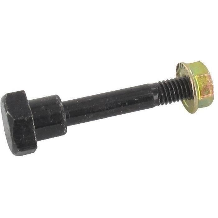 Jeu 1 axe + 1 écrou de sécurité adaptable pour chasse neige HONDA - Longueur: 48,26mm, Ø: 5,84mm