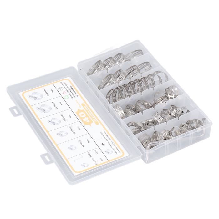 Colliers De Serrage Bieiyhe 25 Pièces - Acier Inoxydable 20mm Pour Fixation Tuyaux Et Câbles