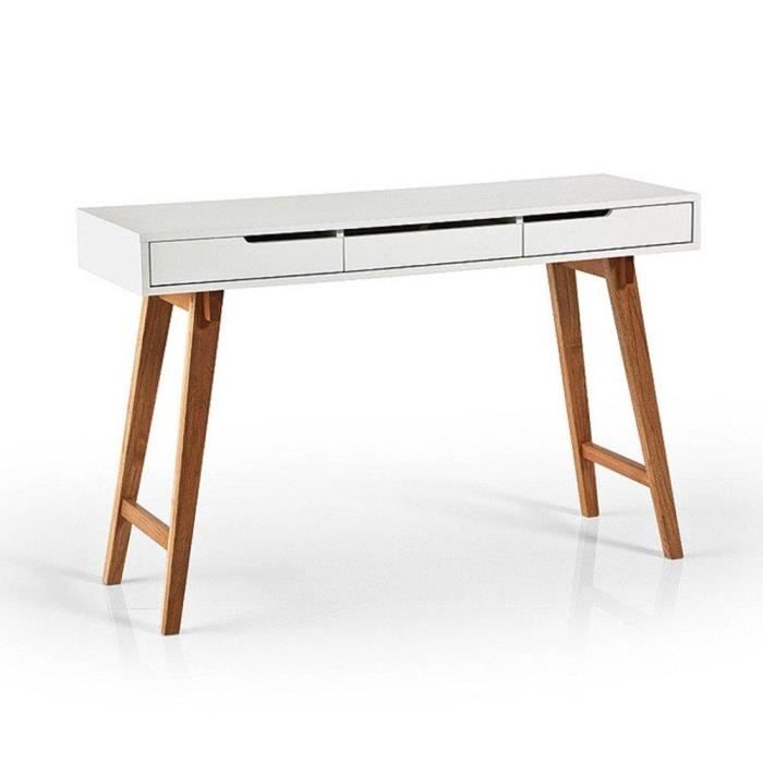 bureau style scandinave falco blanc et bois 120 cm blanc bois inside75
