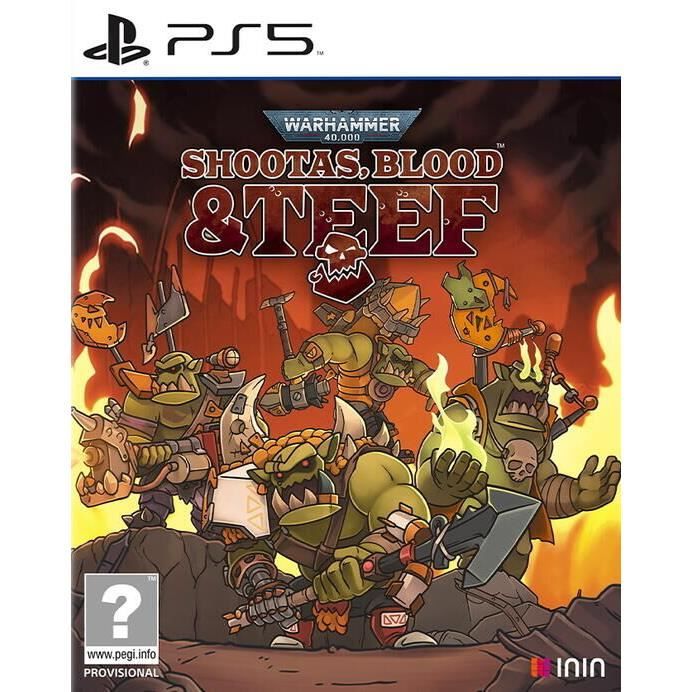 Just For Games Jeu PS5 - Warhammer 40.000 - Shootas Blood & Teef - Action - En Boîte - Octobre 2022