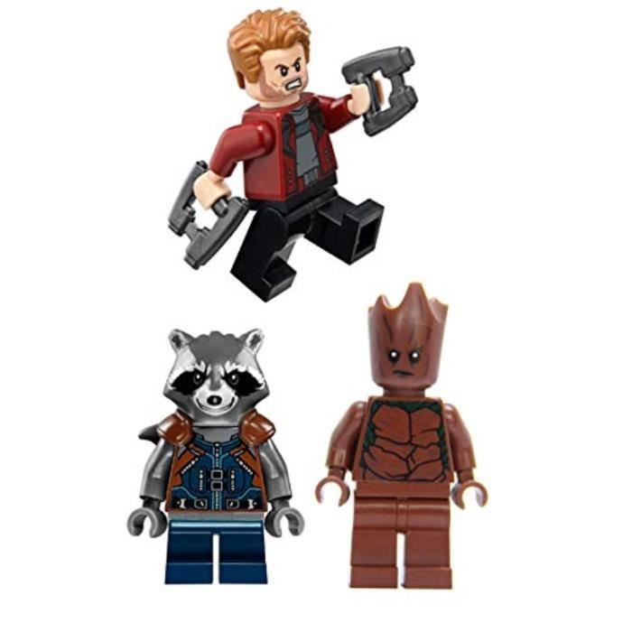 Jeu D Assemblage Lego M5h9a Superheroes Groot Rocket Raccoon Star Seigneur Gardiens De La Galaxie Cdiscount Jeux Jouets