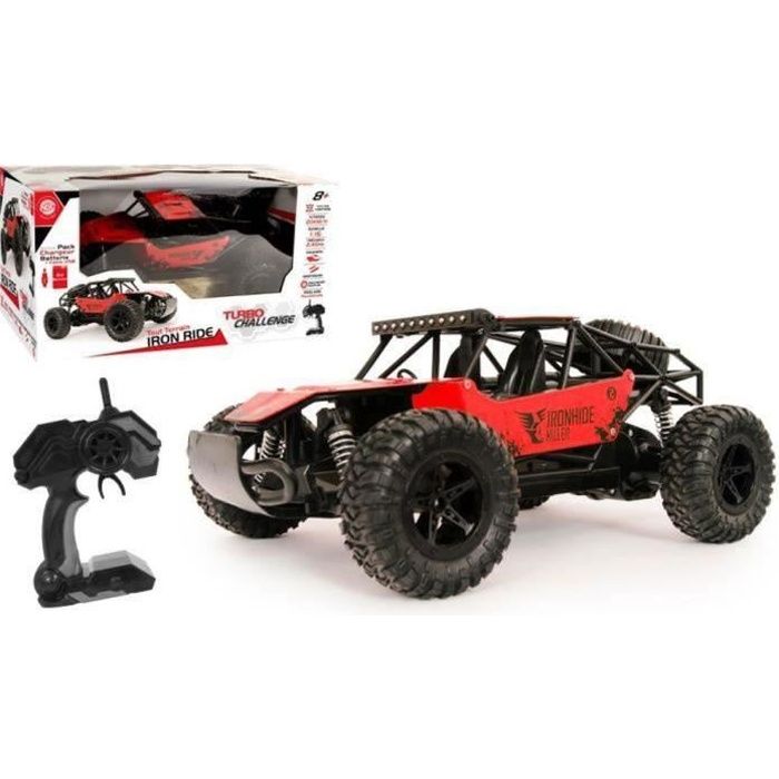 Voiture télécommandée - TURBO CHALLENGE - Buggy - 27 cm - Coque métal - 2.4  GHz - Vitesse 20 Km/h - Cdiscount Jeux - Jouets