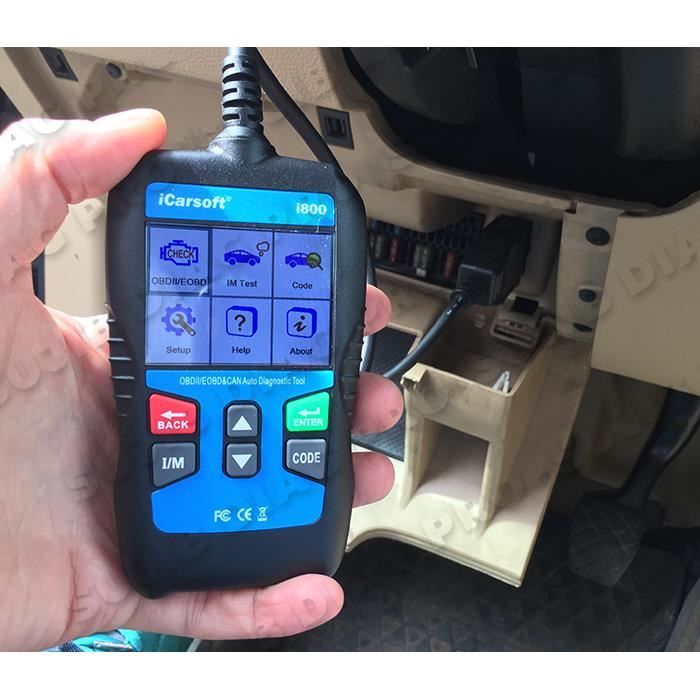 Interface DIAG Diagnostique Pro Multimarque En Français Obd2 - iCarsoft i800 - AUTOCOM DELPHI VCDS VAG COM