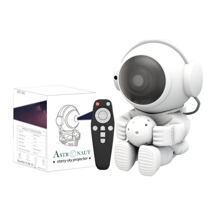 Projecteur LED détoiles de galaxie en veilleuse dastronaute ciel étoilé lampe de décoration pour la maison chambre denfant