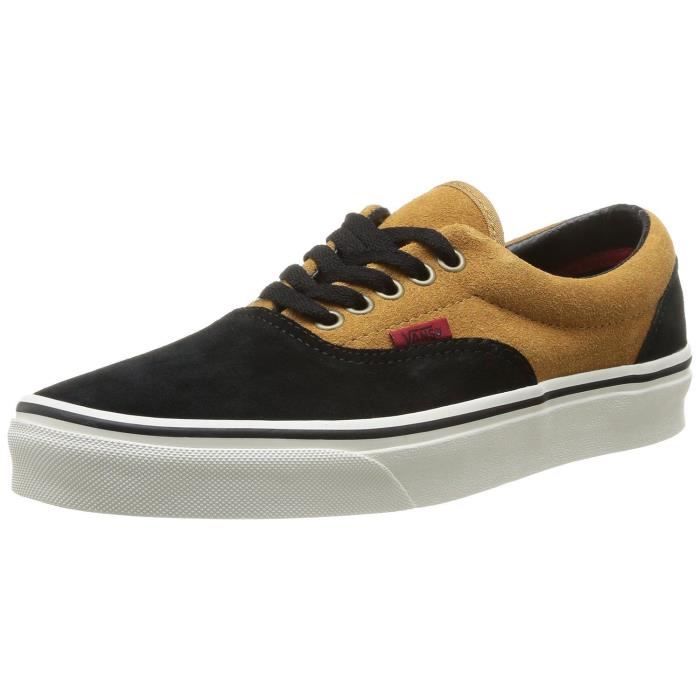 vans era marron cuir