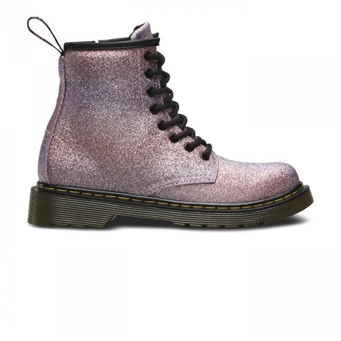 doc martens rose paillette