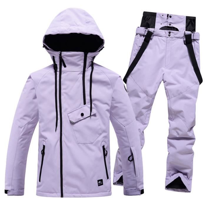 Combinaison De Ski Fille CMP Taille 92 – Gris-violet – Occasion Très Bon état