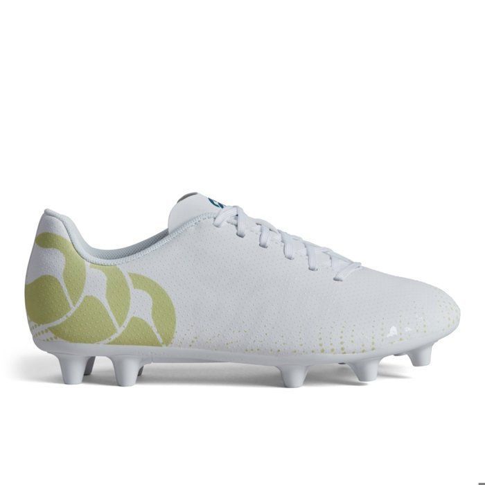 Chaussures de rugby enfant Canterbury Speed Infinite Team FG - blanc