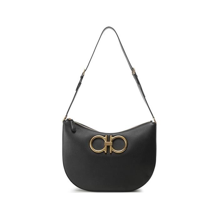 Elliott Lucca Brown Leather Hobo Bag With Metallic De… - Gem