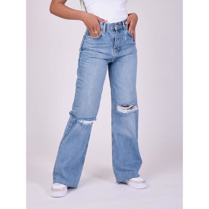 Jean wide leg best sale femme