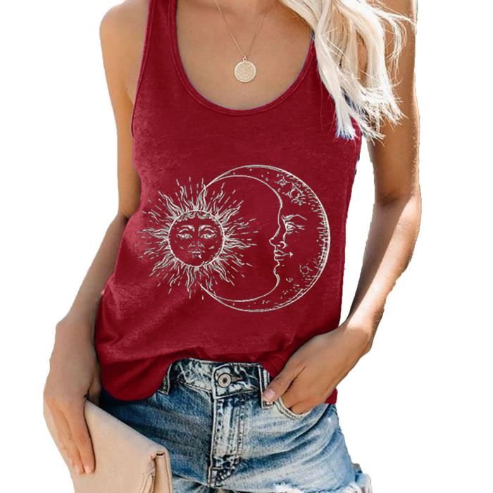 Debardeur imprimé shop femme