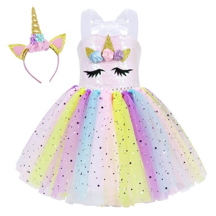 Tenue licorne top fille