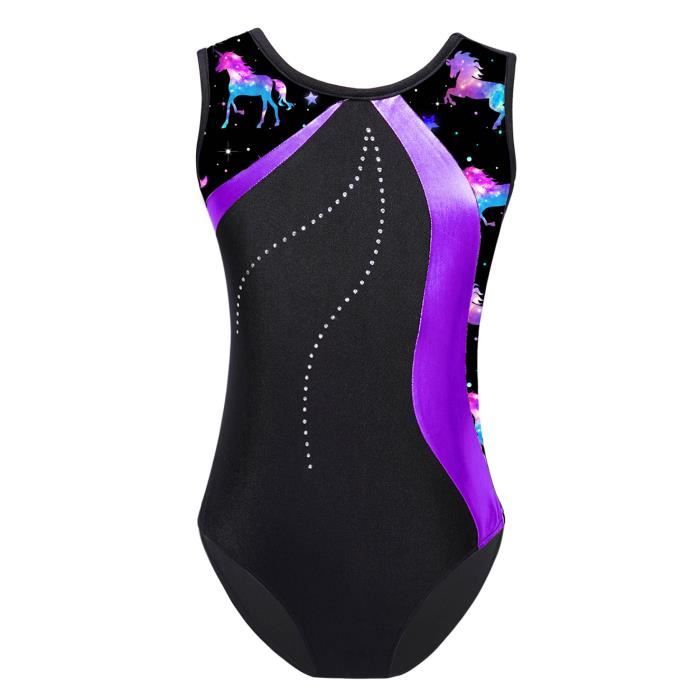 Freebily Enfant Justaucorps Avec Pantalon Leggings Gymnastique Danse