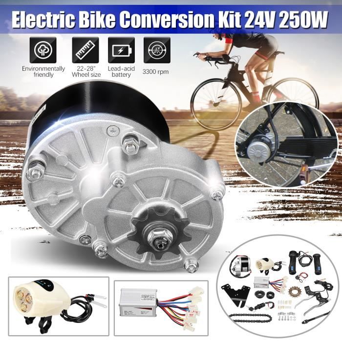 Neufu 24v 250w Electrique Velo Conversion Kit Controlleur Pr 22 28 Inch Velo Ordinaire Prix Pas Cher Cdiscount