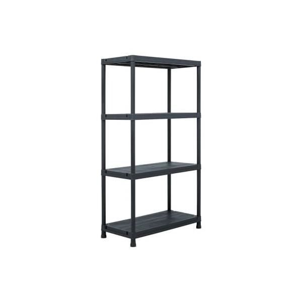 Étagère de rangement en plastique Noir 60x30x138 cm - NO NAME Étagère de rangement en plastique Noir 60x30x138 cm - NO NAME