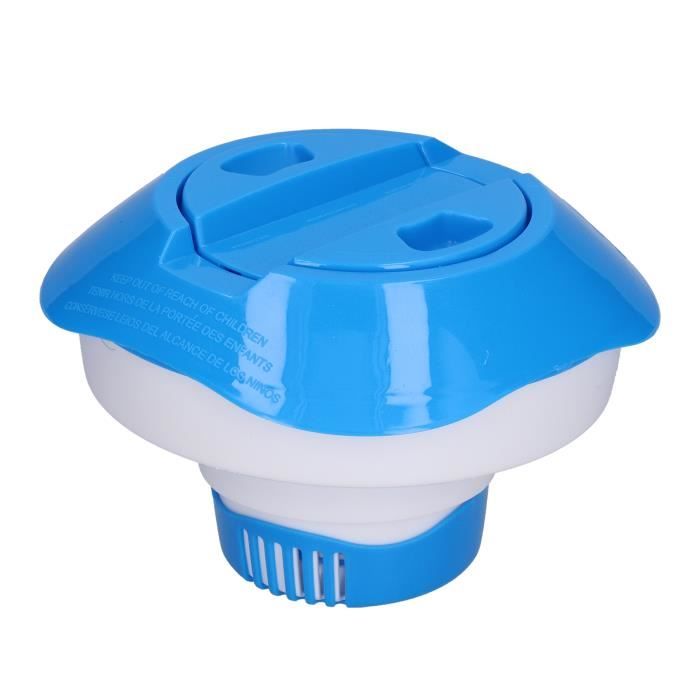 Distributeur De Chlore Flottant Pour Piscine - Grande Capacité 200g, Réglage 5 Niveaux - Pour Piscines Jusqu'à 15 M³