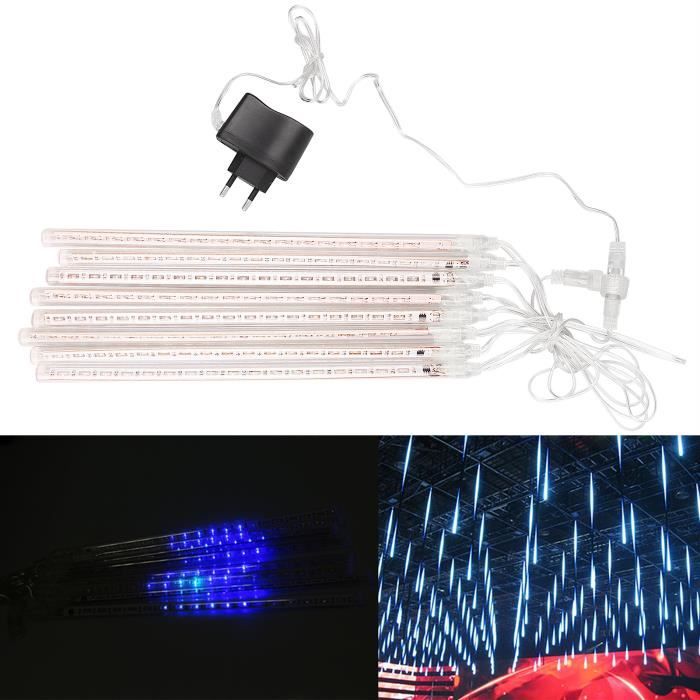 30cm/11.8" bleu étanche météore LED tube de lumière de douche Noël déco