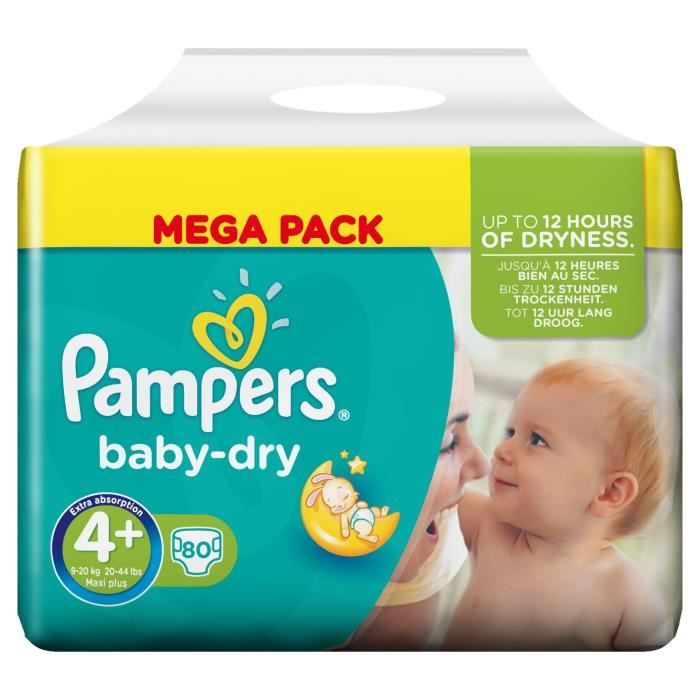 Pampers Baby Dry Taille 4 9 A Kg 80 Couches Cdiscount Puericulture Eveil Bebe