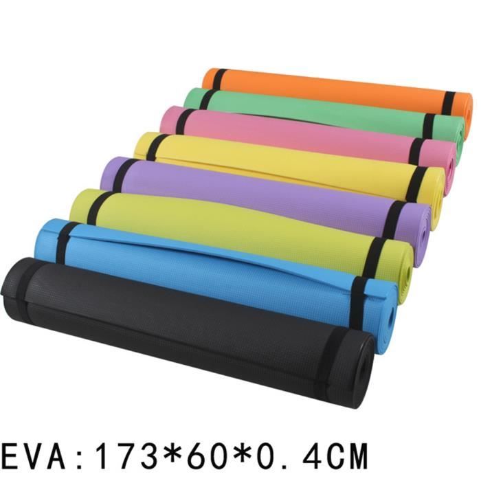 Tapis Yoga Antidérapant HEITIGN 4 MM Tapis De Yoga EVA Antidérapant Fitness Mince Tapis De Yoga 4mm