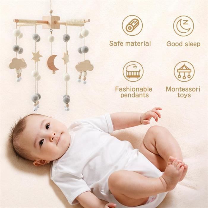 Carillon À Vent D'Extérieur En Bois Pour Bébé - Carillon À Vent