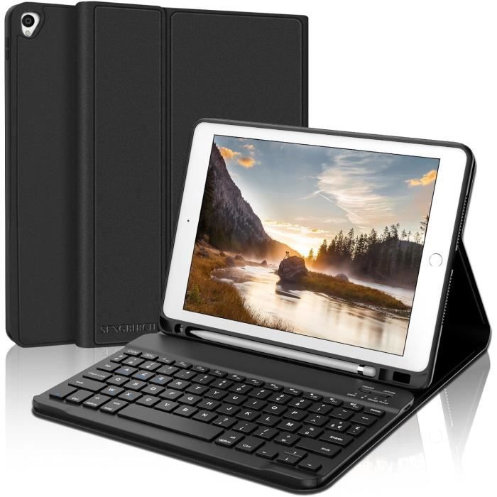 Etui Clavier Bluetooth AZERTY - XEPTIO - Apple IPad Pro 11 2024 M4 - Housse De Protection - Sans Fil - Noir - Informatique