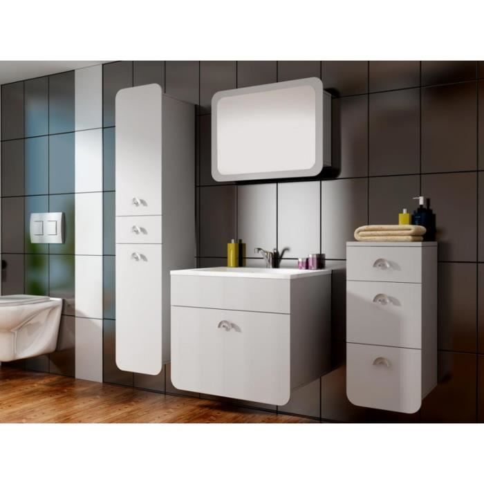 Salle De Bain Ordonnee Avec Des Rangements Caches Ikea Bathroom Bathroom Inspiration Small Bathroom Decor