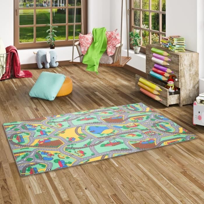 Paco Home Tapis de Salon Unicolore Lavable Poils Doux à Court terme 100x200 cm