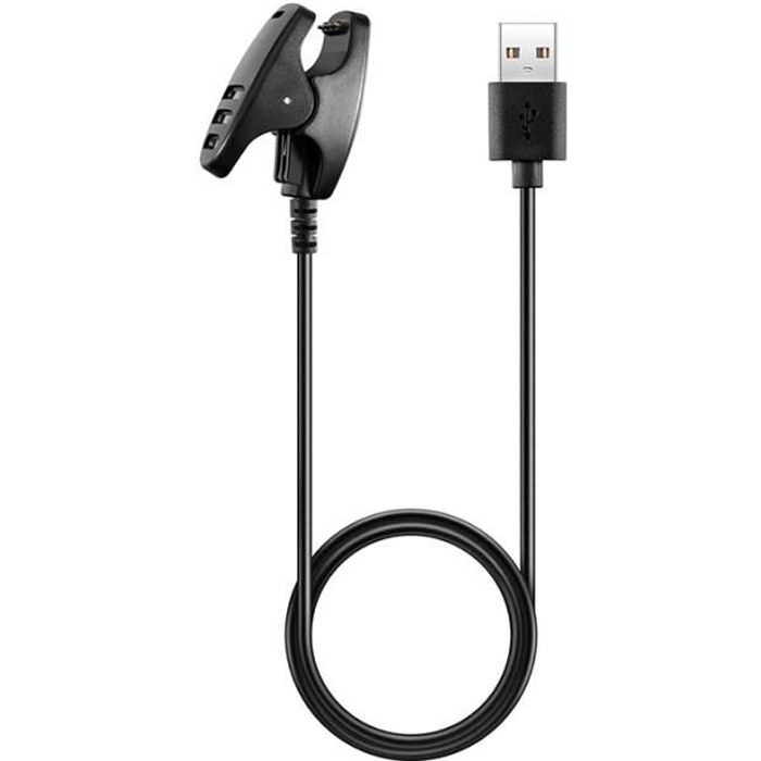 Chargeur pour Suunto Ambit / Ambit 2 / Ambit 2 S / Ambit 3 Run - SODIAL - Câble de charge USB noir
