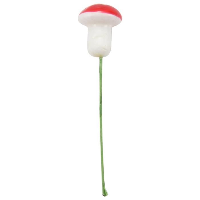 4 pièces Champignons Miniature Statue de Fée Jardin pour Décoration