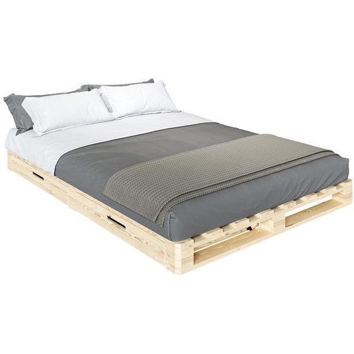 Sommier Palette 140x200 Lit Palette Bois Achat Vente Pas Cher
