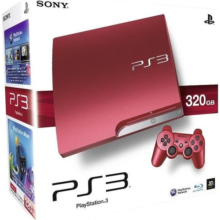 Wapenstilstand Vergemakkelijken Wederzijds Console ps3 slim rouge 320gb - Cdiscount Jeux vidéo