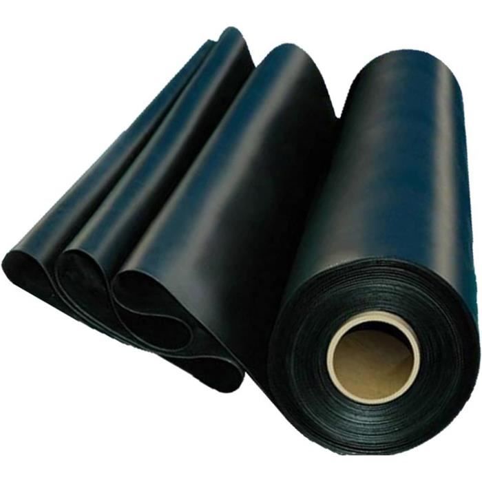 Sous-couche De Protection Pour étang - Bâche HDPE Noire 6,6x9,9 Pi (2x3 M) - Protège Le Liner Des Pierres Et Racines - Pour Bassin, Jardin D'eau, Fontaine - 4