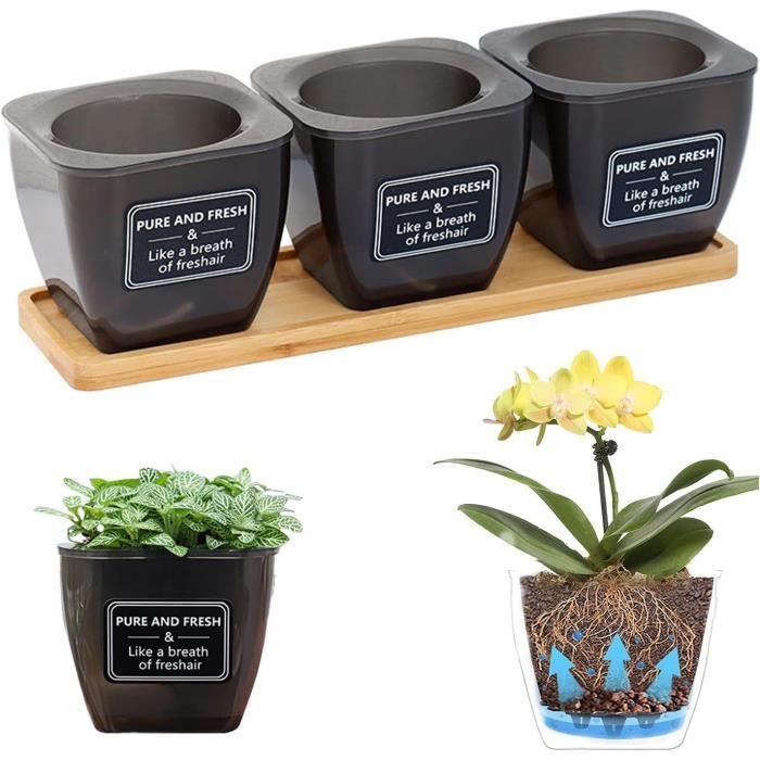 50 Pots De Semis 10x8cm - Lot Avec 10 Étiquettes Et 3 Outils Jardinage | Pots Fleurs Réutilisables Intérieur/Extérieur