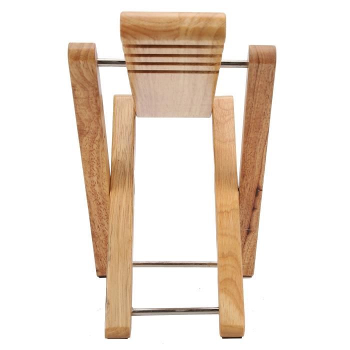 SURENHAP Repose-pieds de guitare en bambou Repose-pieds de guitare Tabouret pliable portable en bambou Pédale musique perche