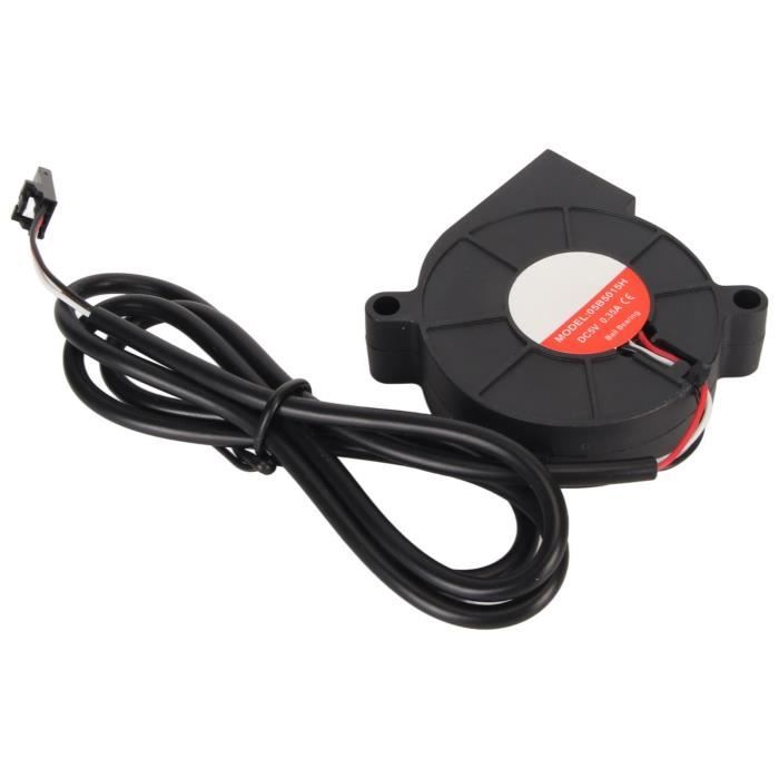 Ventola Radiale 12V 50x50x15 Mm 5015 | Cuscinetto Idraulico, 7000 RPM, 2 Pin | 2 Pezzi Per Stampante 3D E Raffreddamento Elettronica