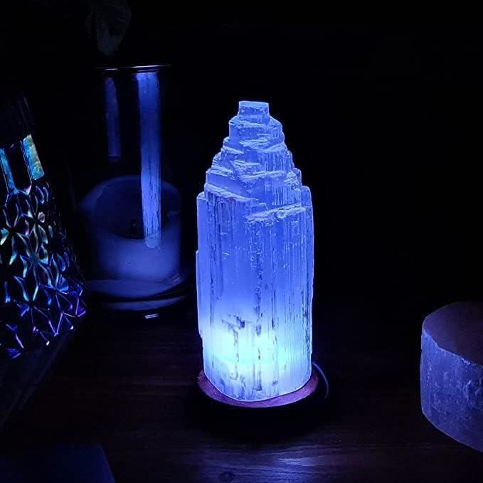 Selenite Lampe Usb À Changement De Couleur En Cristal Multicolore (15  Cm)[H3268] - Cdiscount Maison