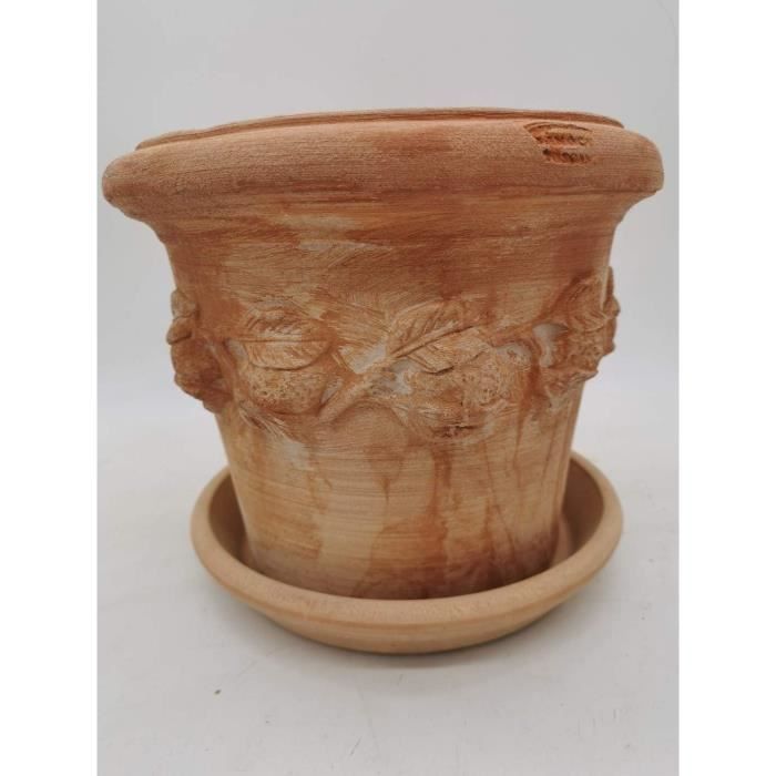 E&K Bloempot 20cm Terracotta - Tuincentrum