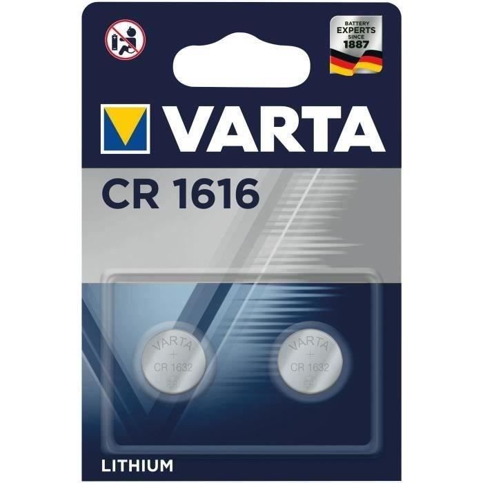 VARTA - Pile électronique lithium CR1616 3V x2