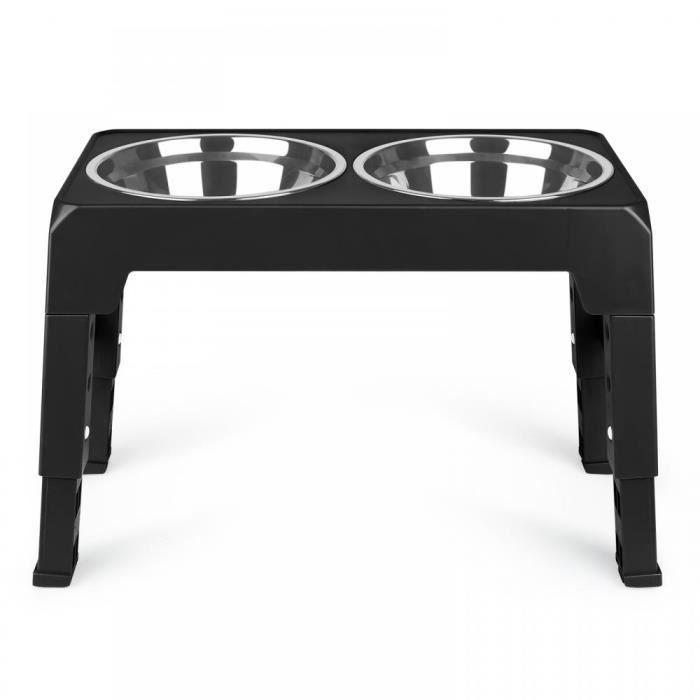 Comparer les prix de Gamelle pour Chien XUANYU - Gamelle Surélevée 4 Hauteurs Réglables - Noir