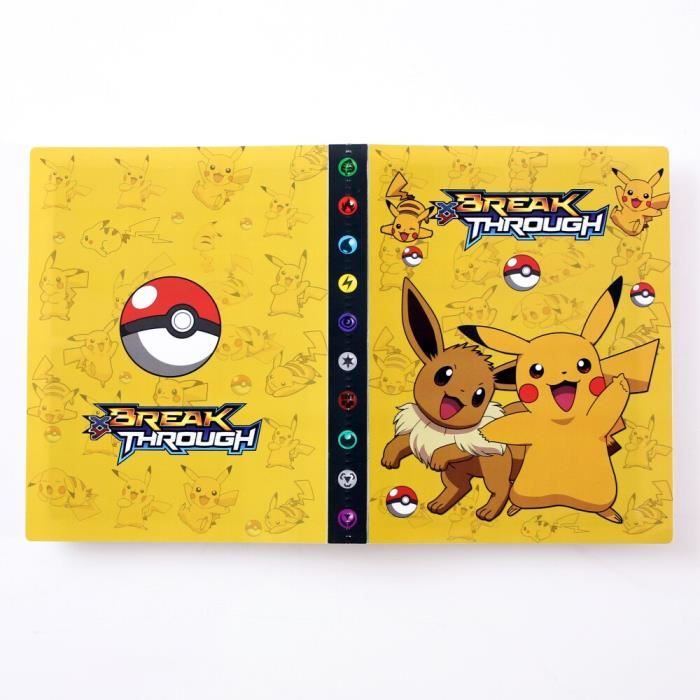 Collection d'albums de cartes Pokémon pour enfants, porte-cartes