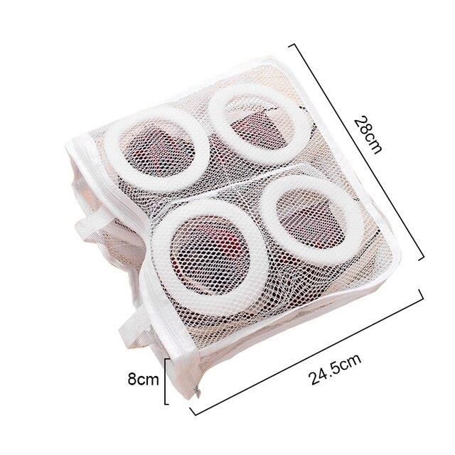 Sac De Lavage Pour Chaussures Machine à Laver - Protection 360°, Absorbe Chocs, Réduit Bruit, Réutilisable